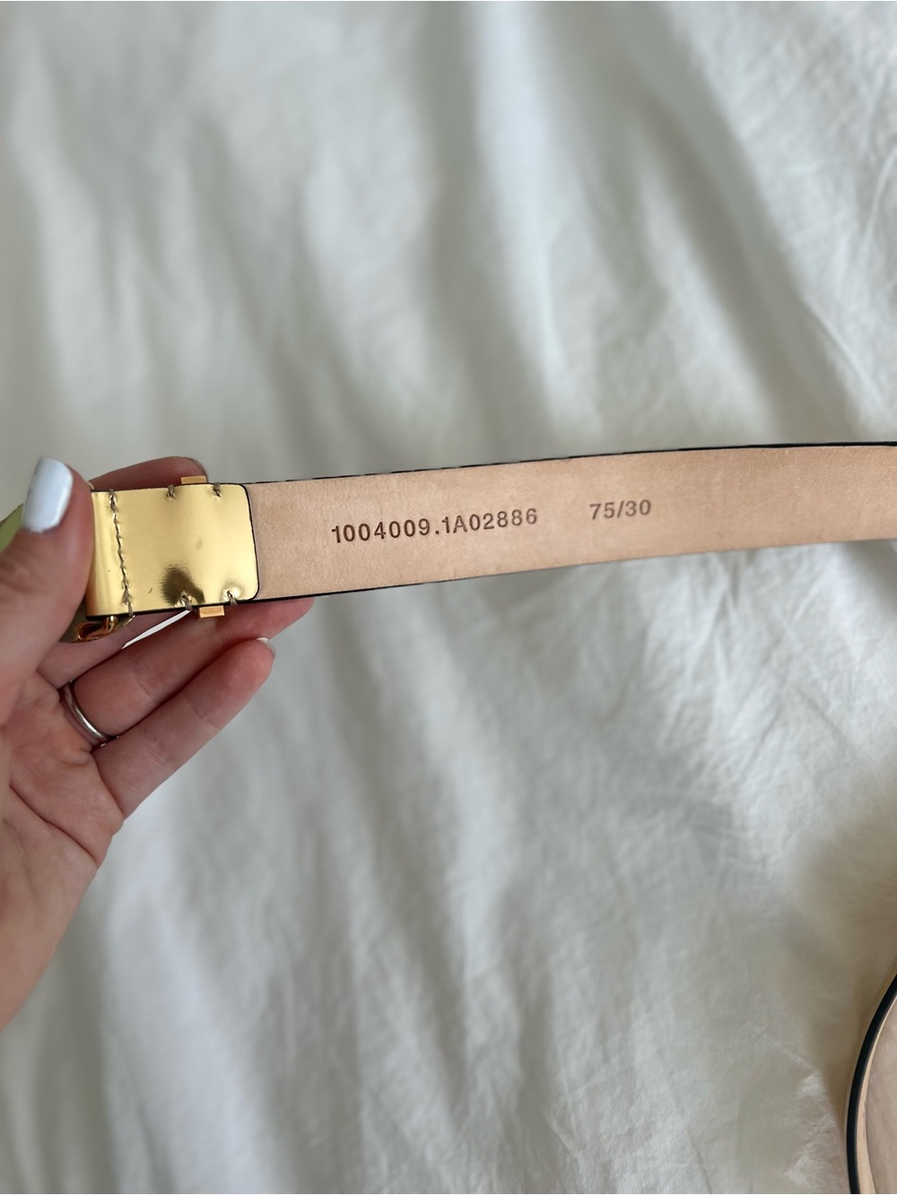 VERSACE Gold Belt [Size: 75] - Picture 4 of 7